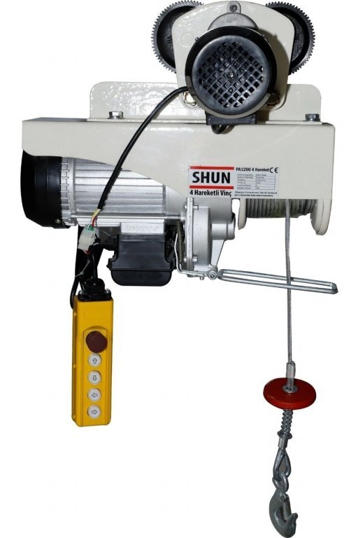 Shun 600/1200 Şaryolu 4 Hareketli Elektrikli Vinç